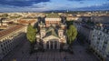 Aerial view of the National Theatre, Sofia, Bulgaria Royalty Free Stock Photo