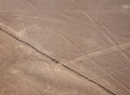 Aerial view of the Nazca Lines - spider Royalty Free Stock Photo