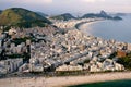 Aerial view of the neighbourhoods of Rio de Janeiro, Brazil