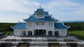 Aerial view of new Basilica of Our Lady of La Vang, Lavang holy land, Quang Tri, Vietnam Royalty Free Stock Photo