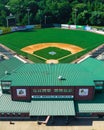 Aerial View of New Britain Bees Baseball Stadium at Willow Brook Park, New Britain, CT