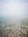 Aerial View of New Delhi, India Royalty Free Stock Photo