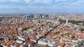 Aerial view of new Milan skyline, Italy 6K Royalty Free Stock Photo