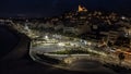 Aerial view of the new modern design park and the promenade of Altea (Alicante, Spain) and the Royalty Free Stock Photo