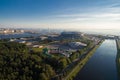 Aerial view of new stadium Zenit arena Royalty Free Stock Photo