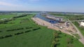 Aerial view of the new Wesel logport