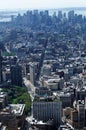 Aerial view of New York city