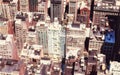 Aerial view of New York City diverse architecture, USA Royalty Free Stock Photo