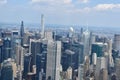 Aerial View of New York City from The Edge Observation Deck at Hudson Yards Royalty Free Stock Photo