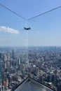 Aerial View of New York City from The Edge Observation Deck at Hudson Yards Royalty Free Stock Photo