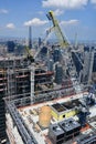 Aerial View of New York City from The Edge Observation Deck at Hudson Yards Royalty Free Stock Photo