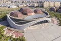 Aerial view of the new Yunnan Grand Theater in Kunming, China