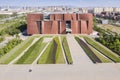 Aerial view of the new Yunnan Provincial Museum in Kunming, China