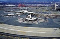 Aerial view of the Newark Liberty International Airport Royalty Free Stock Photo
