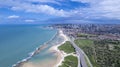 Aerial view of the Newton Navarro Bridge, in Natal, Rio Grande do Norte, Brazil Royalty Free Stock Photo