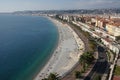 Aerial view of Nice in France