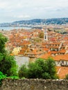 Aerial view of the Nice, France Royalty Free Stock Photo