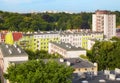 Aerial view of Niebuszewo neighborhood in Szczecin, Poland