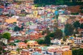 Aerial view of Nilgiri mountain village Ooty in Tamil Nadu, India Royalty Free Stock Photo