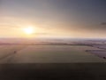 Aerial view of norfolk landscape Royalty Free Stock Photo