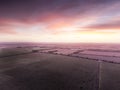 Aerial view of norfolk landscape Royalty Free Stock Photo