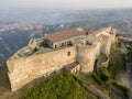 Aerial view of Normanno Svevo Castle, Vibo Valentia, Calabria, Italy Royalty Free Stock Photo