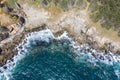 Aerial View of Northern California Coastline Royalty Free Stock Photo