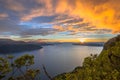 Aerial view of fjords around Vestnes in Norway