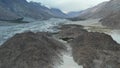 Aerial view of Nubra valley and Nubra river in Himalayas,India