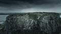 Aerial View of the Nut Landscape, Tasmania Royalty Free Stock Photo