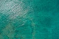 Aerial view of an ocean surface in Caribbean