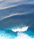 Aerial view ocean wave background Royalty Free Stock Photo