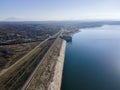 Aerial view of Ogosta Reservoir, Bulgaria