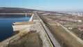 Aerial view of Ogosta Reservoir, Bulgaria