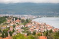 Aerial view of Ohrid Royalty Free Stock Photo