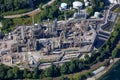 Aerial view of oil refinery in Port Moody Royalty Free Stock Photo