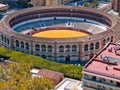 Aerial view of old bullring