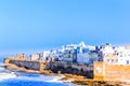 Aerial view on old city of Essaouira in Morocco Royalty Free Stock Photo