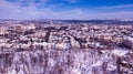 Aerial view of old City Kishinev