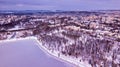 Aerial view of old City Kishinev