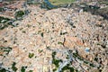 Aerial view of the old city on the hill of Toledo, Spain Royalty Free Stock Photo