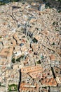 Aerial view of the old city on the hill of Toledo, Spain Royalty Free Stock Photo