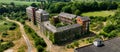 Aerial view of The Old Mill of Guilford Gilford Village Portadown County Down Northern Ireland 06-06-23
