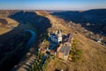 Aerial view of the old orhei orthodox church in Moldova republic Royalty Free Stock Photo