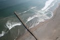 Aerial view of an old Pier Royalty Free Stock Photo