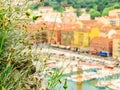 Aerial view of the Old Port. Nice, France Royalty Free Stock Photo