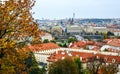 Aerial view of Old Praha, Czech Royalty Free Stock Photo