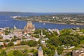 Aerial view of Quebec City, Quebec, Canada Royalty Free Stock Photo