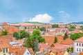 Aerial view of old town in Arnstadt, Thuringia, Germany Royalty Free Stock Photo