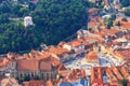 Aerial view of the Old Town, Brasov